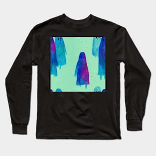 Cute Halloween Ghosts Long Sleeve T-Shirt